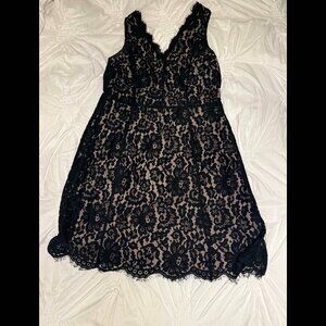 LOFT Ann Taylor Black Lace Cocktail/Party Dress